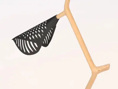  Leaf Floor Lamp 3D model