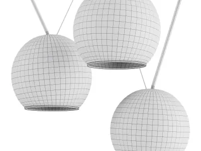 Estiluz COMPASS T Suspension lamp 3D model