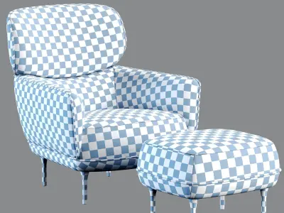 Leolux Lxr07 Armchair 3D model