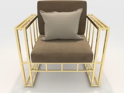Sofa 1 Seater 14 3D model