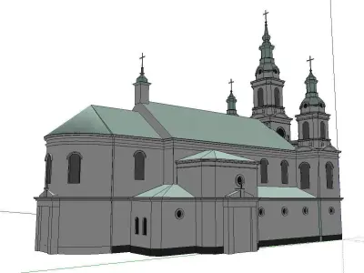 Architecture-Religion-God-Culture-Temple-072 church 3D model