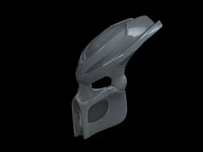 predator cosplay mask 3D print model