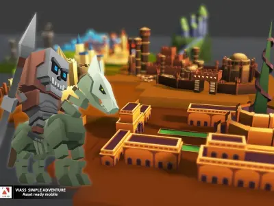 VIASS SIMPLE ADVENTURE PACK Low-poly 3D model