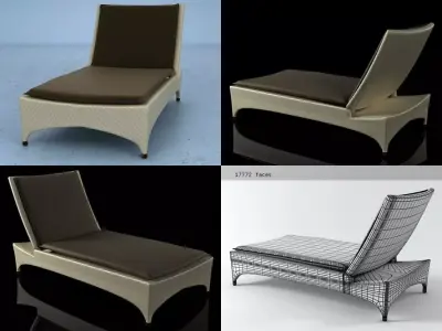 Marrakesh Beach Chair 3D model