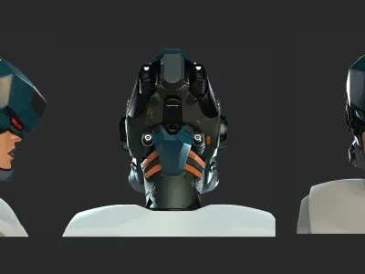 Helmet 03 02 3D model