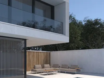 Exterior House Scene 2 3D model