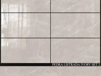 Decovita Pedra Listrada Ivory 600x1200 Set 2 3D model