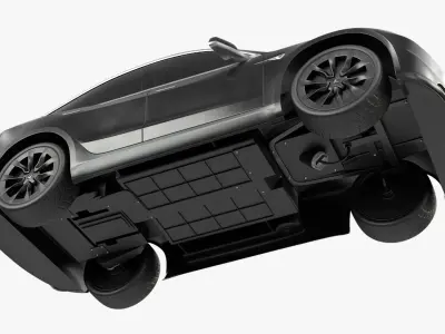  Mini Electric Sports Car for Kids Black 