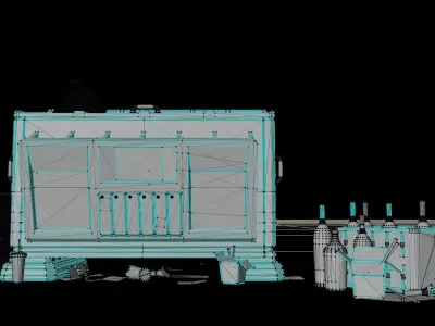 Back Street Junk place asset pack 3D model