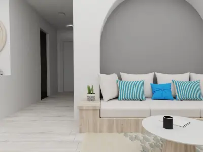 Interior Dinner Design Scene 3D Model 3D model buy