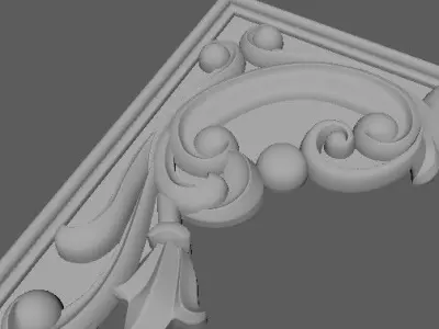 dekor ornament 3D model 148