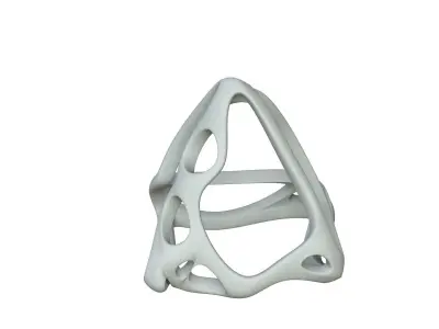 SciFi Cube Object No 63856 Low Poly Shape Low-poly 3D model