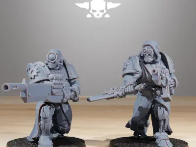 Scavenger infantry Builder Kit 3D print model