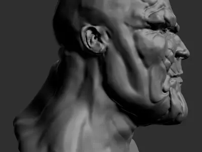 Thanos head 3D model