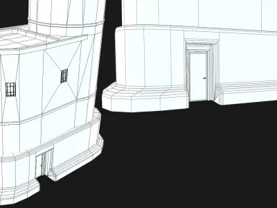 Lighthouse PBR Low-poly 3D model