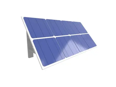 Solar Panel V1 Pack 01 Low-poly 3D model
