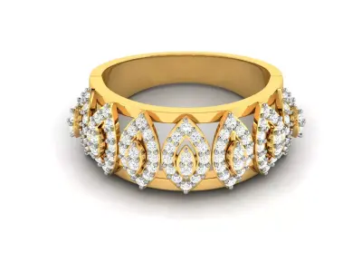 Women Ring 3D print model 56