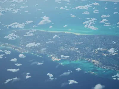 Nassau The Bahamas City Landscape 3D Model 3D model