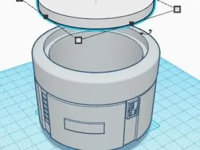 Far Away Galaxy Cantina Table 3D print model