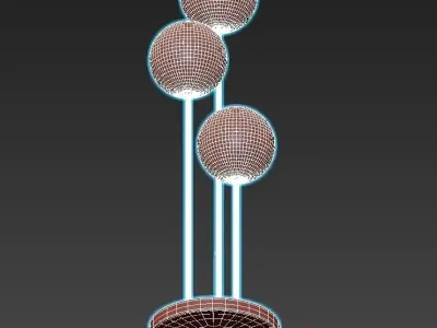 ELIOMOON three sphere floor lamp 3D model