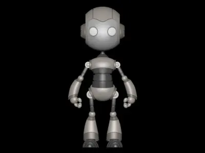 Little Robot Low-poly 3D model
