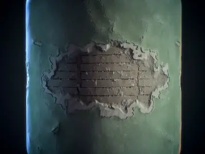 Plaster Game Ready - Vol 02 - SBsar - Maps Texture