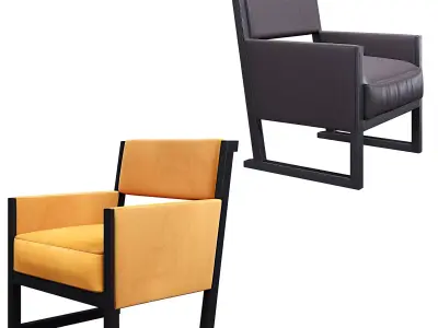 MUSA ARMCHAIR BY MAXALTO Low-poly 3D model