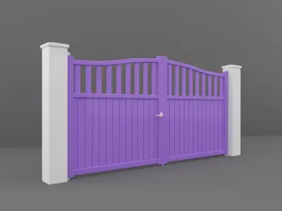 Outdoor Gate  3D model