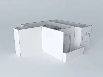 joziorkut house with windows and balconies Free 3D model