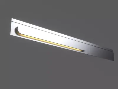  Futuristic Modern Pendant light 03 3D model