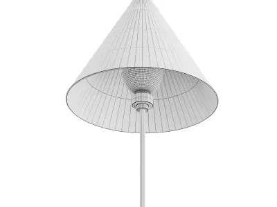 Cleo Orb Base Accent Lamp 3D model