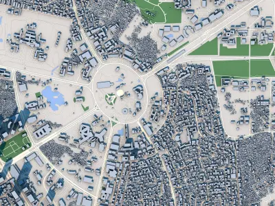 Manila City Philippines 3D model