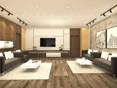 OFFICE INTERIOR-1 3D model