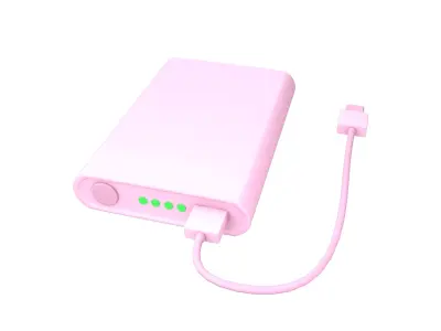 Power Bank Icon v1 006 Low-poly 3D model