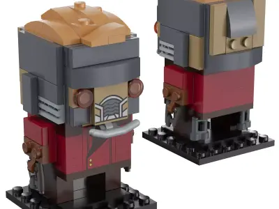 Lego Brickheadz - 41606 Star-Lord 3D model