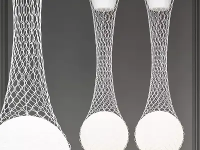 Flower inspired lamps by Sachie Muramatsu 3D model