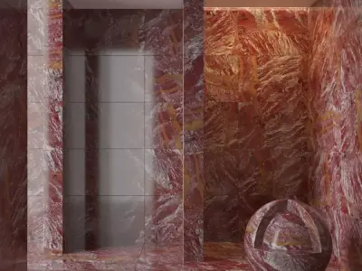 Marble wall 254 3D model