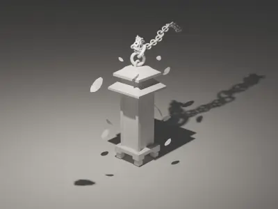 Chinese Lamp 3d model 3D model