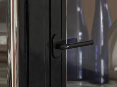 Modern windows 3D model