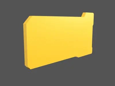 UHD High tech Graphical Interface v5 004 Low-poly 3D model