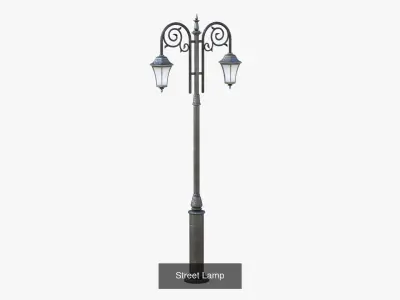 Street Light 3D Model Pack