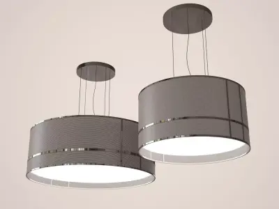 Orione Suspension Light by Fendi 3D model