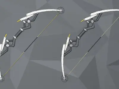 Low Poly Arsenal - Platinium Low-poly 3D model