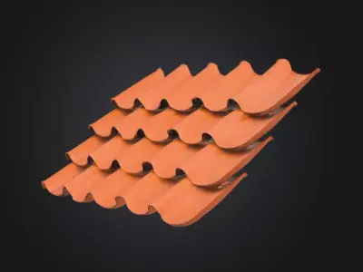 Terracotta Roof Texture
