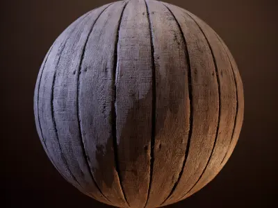 Tileable Wooden Floor PBR Texture Texture