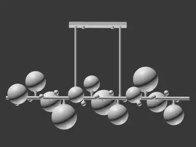 Troon Chandelier Arteriors 3D model