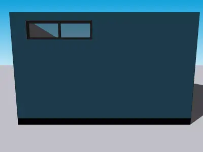 Bathroom set Low-poly 3D model