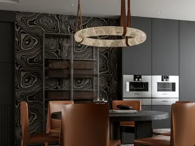 apartment interior scenes   3D model 4