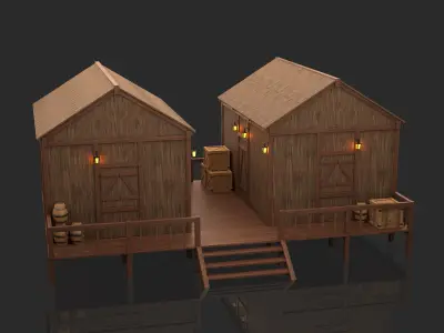 Medieval Fantasy House 04 3D model