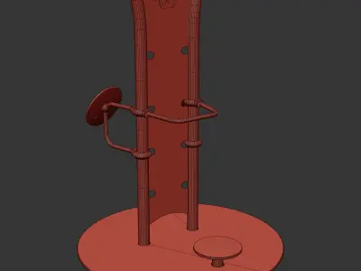 kids playground OUT and FIT TRAINING JFI-0908 3D model